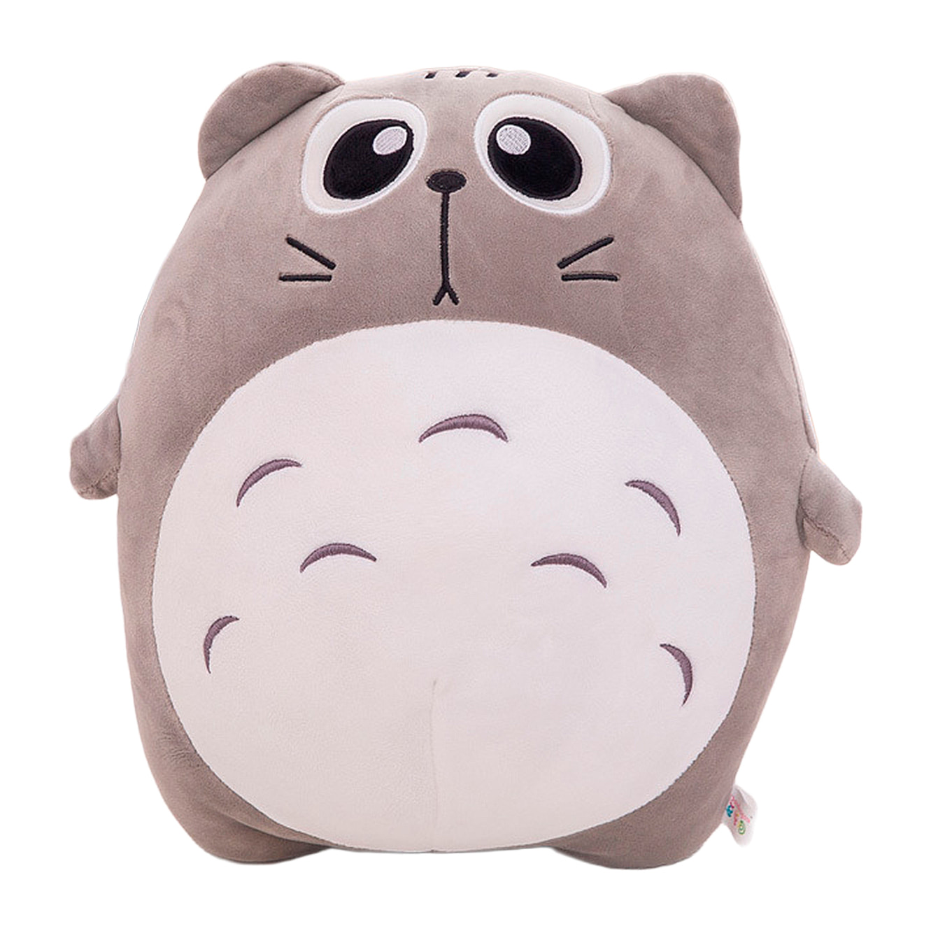 Cuscino extra morbido e soffice design gattino grasso. 40 cm.