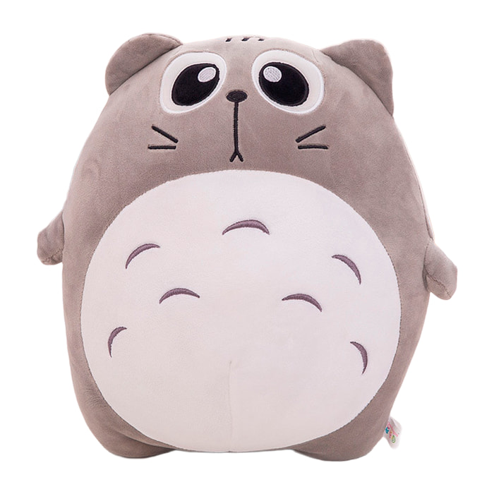Cuscino extra morbido e soffice design gattino grasso. 40 cm.