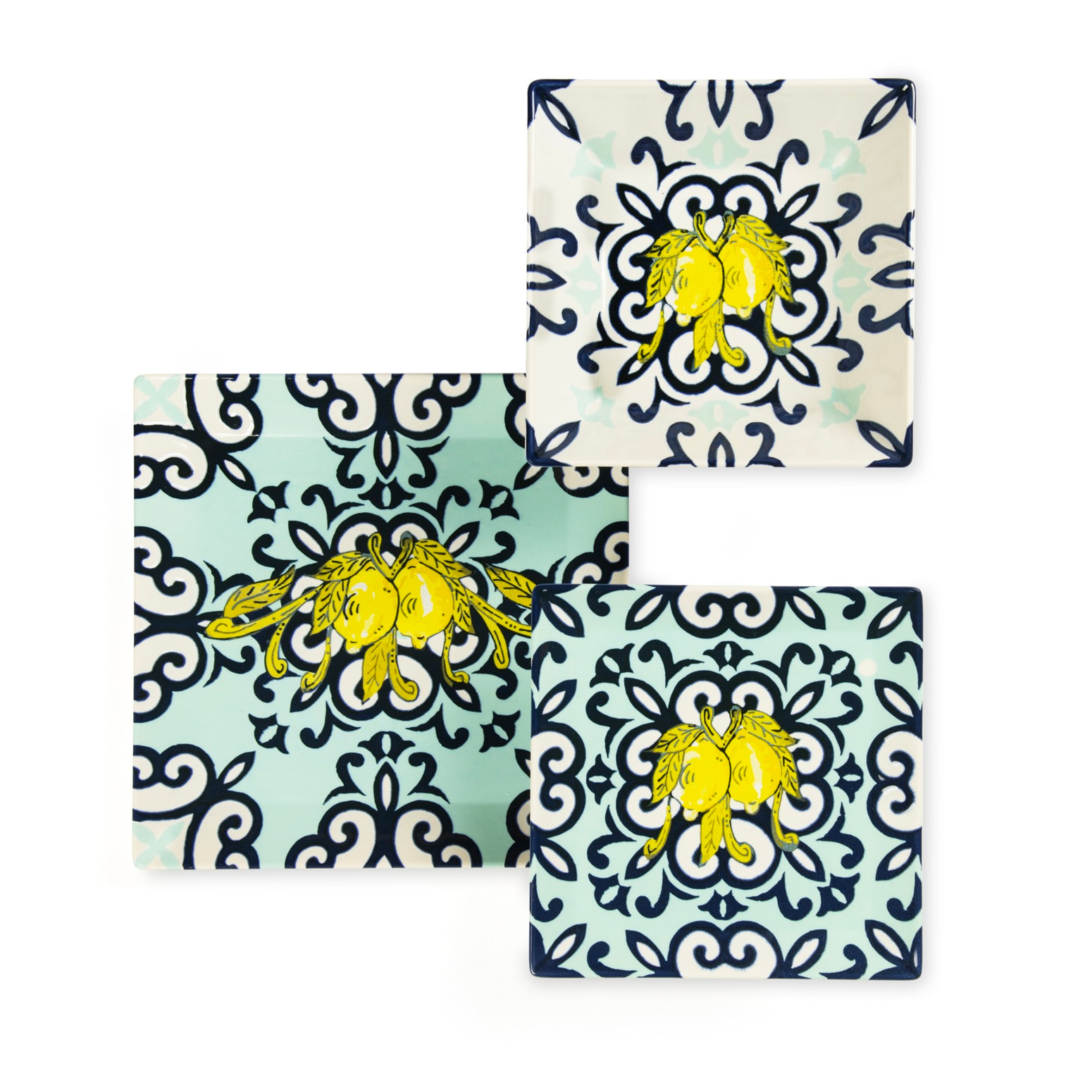 Servizio piatti 18 pezzi Excelsa – Amalfi (QDR), Ceramica Multicolore