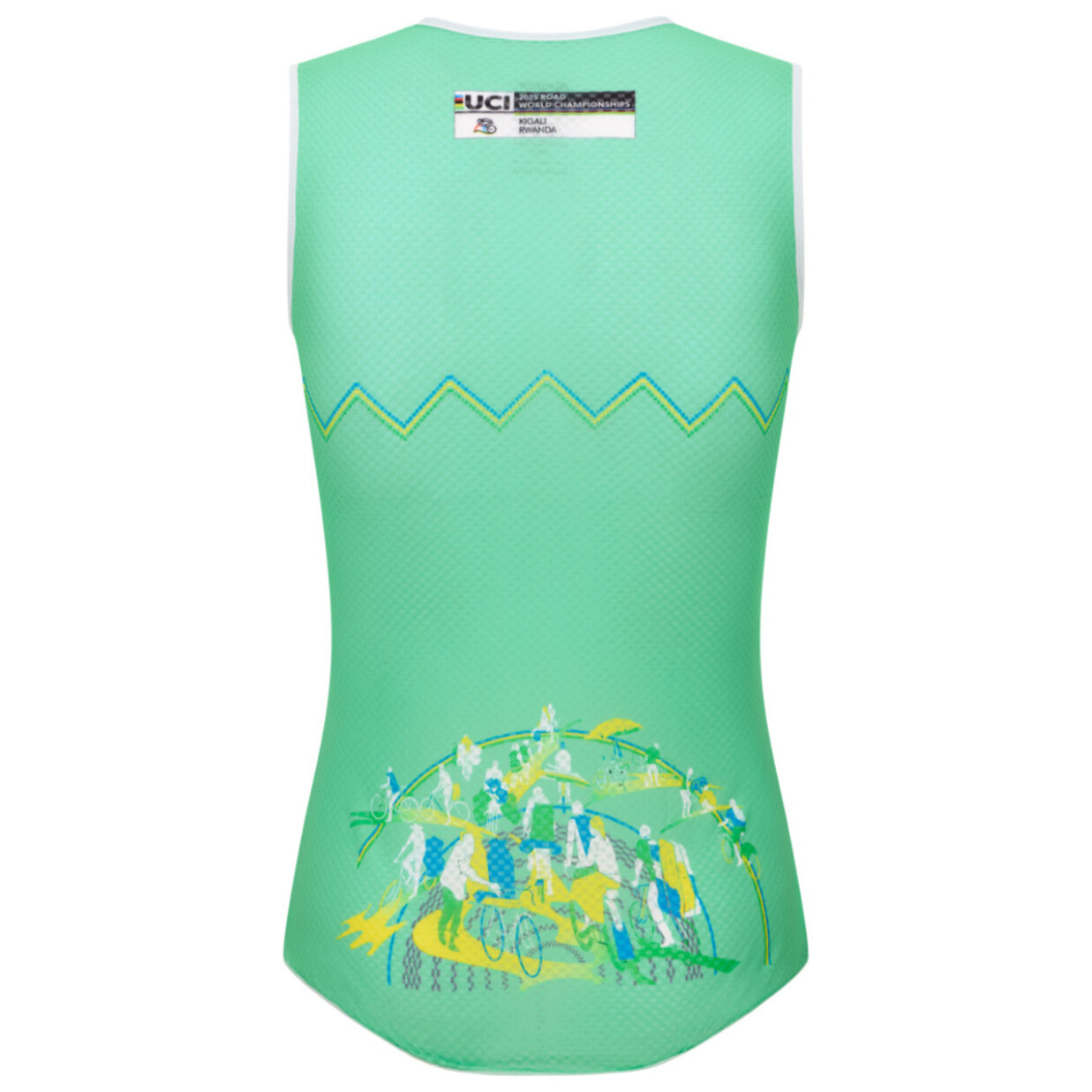 2025 Uci Road World Championships - Canotta Intima Kigali - Print - Uomo