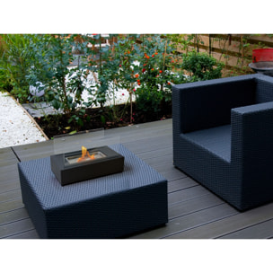 Chimenea de etanol de sobremesa con dos pantallas de cristal templado ALGEIROS PURLINE 750 W