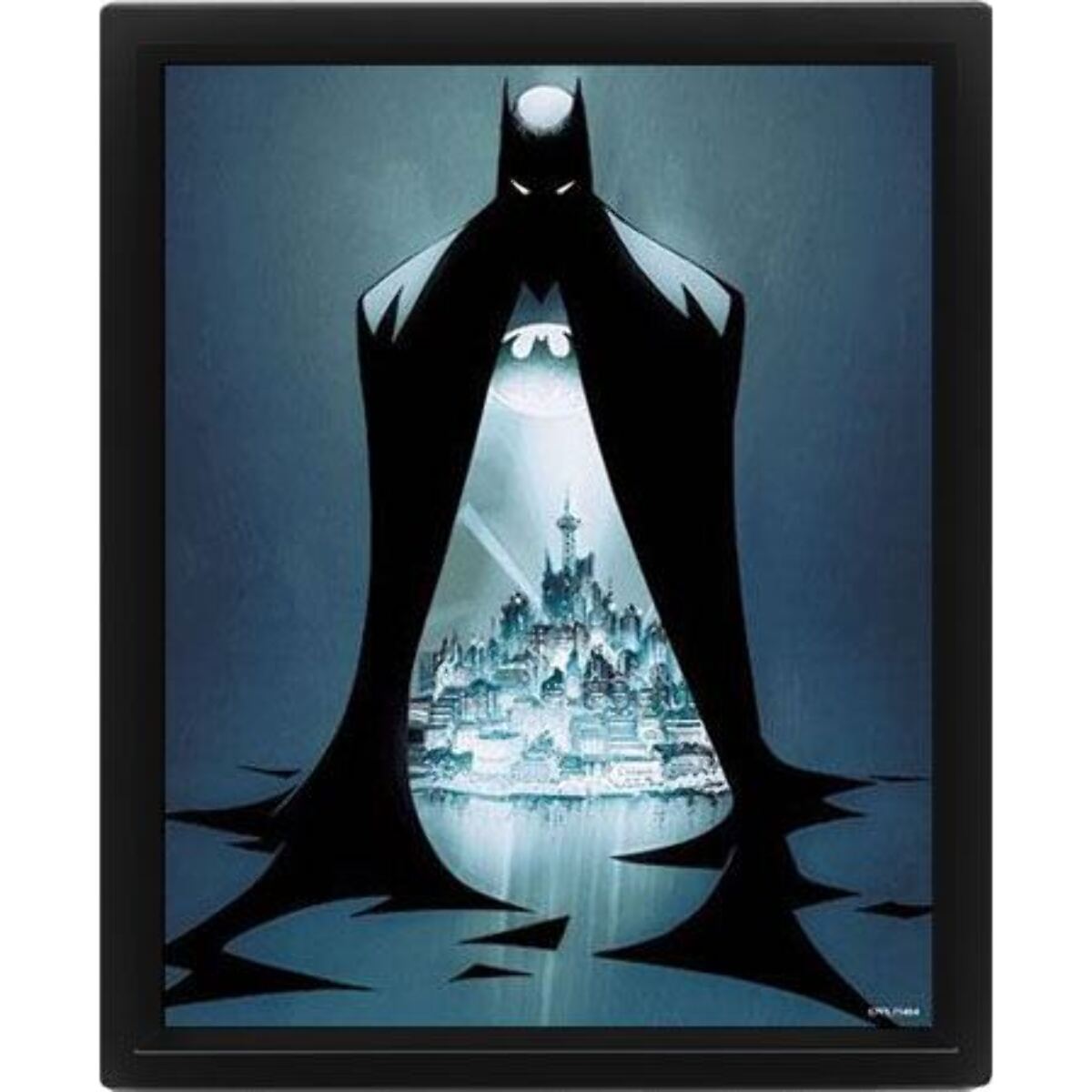 DC Comics Framed 3D Effect Poster Pack Batman Gotham Protector 26 X 20 Cm (3) Pyramid International