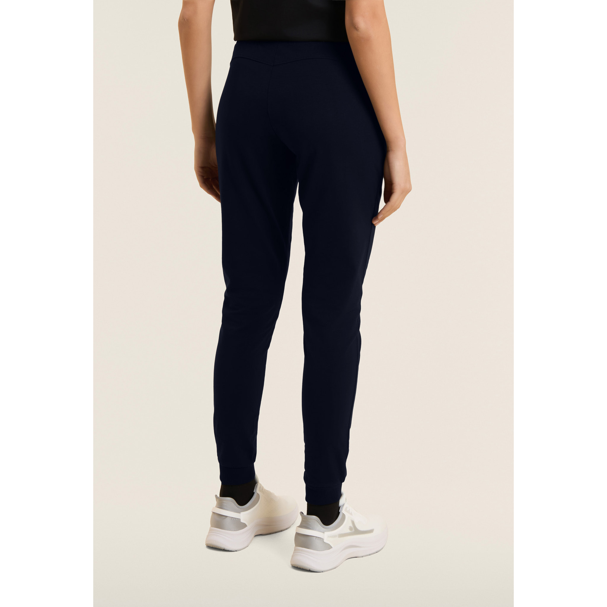 Pantaloni Sportivi con Polsini e Vita in Costina