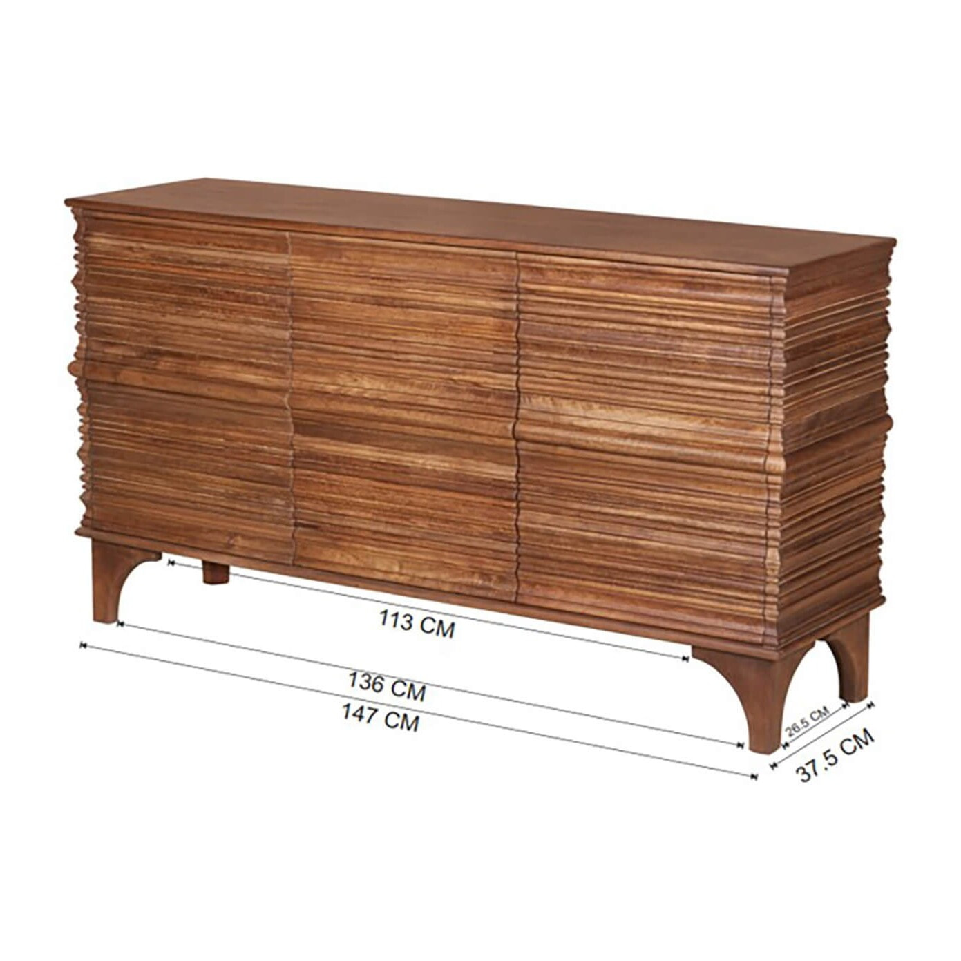 Buffet Santos 3 portes Kare Design