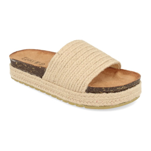 Sandalia Plana con Piso y Pala de Yute Planta Bio SH