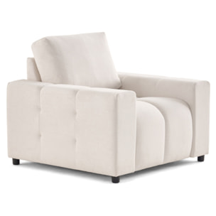 Crocus - fauteuil en tissu - Beige