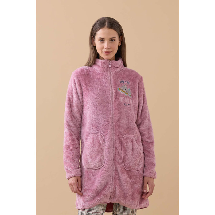 Vestaglia donna coral koala lurex Noidinotte