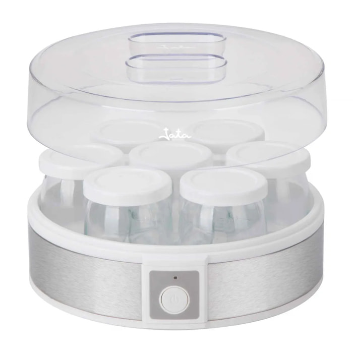 Yogurtera JATA JEYG2266 con 7 vasos de cristal de 180 ml aptos para lavavajillas