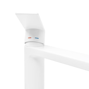 B-Way Mitigeur XL pour lavabo avec levier, Blanc mat