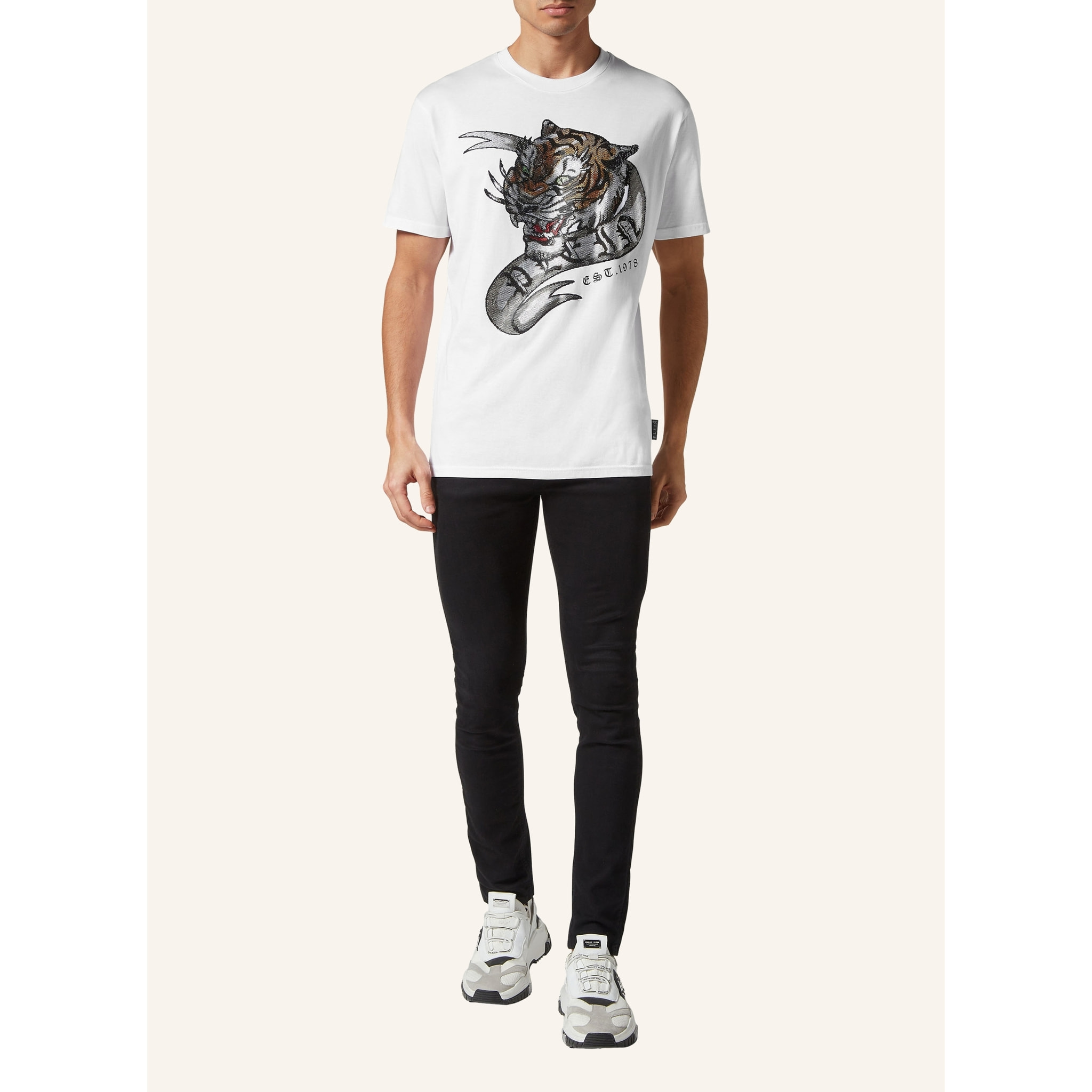 PHILIPP PLEIN T-shirt girocollo TATTOO