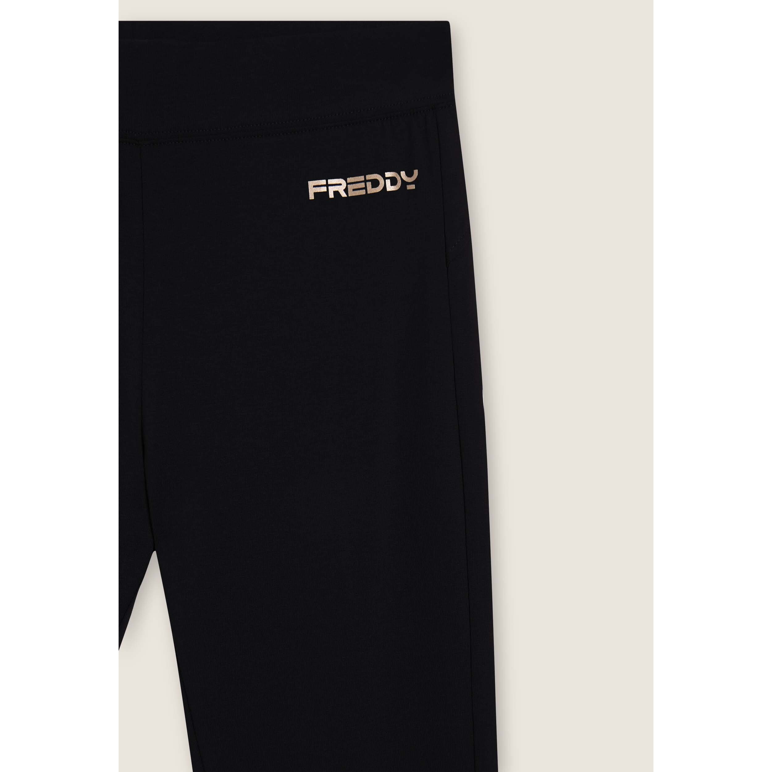 Leggings mini flare con carré a cuore