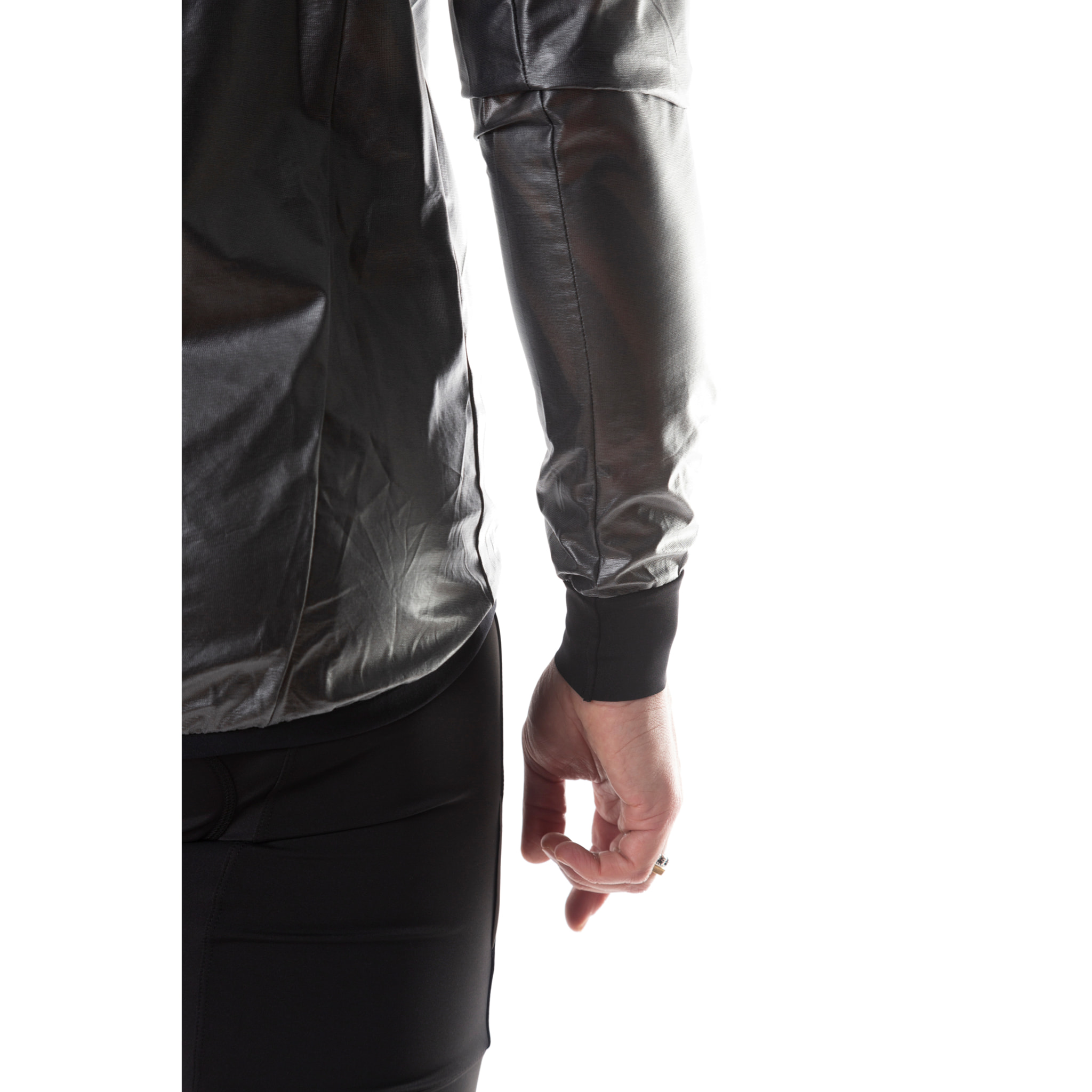 Chubasquero para hombre ECOON Saint Gervais - negro