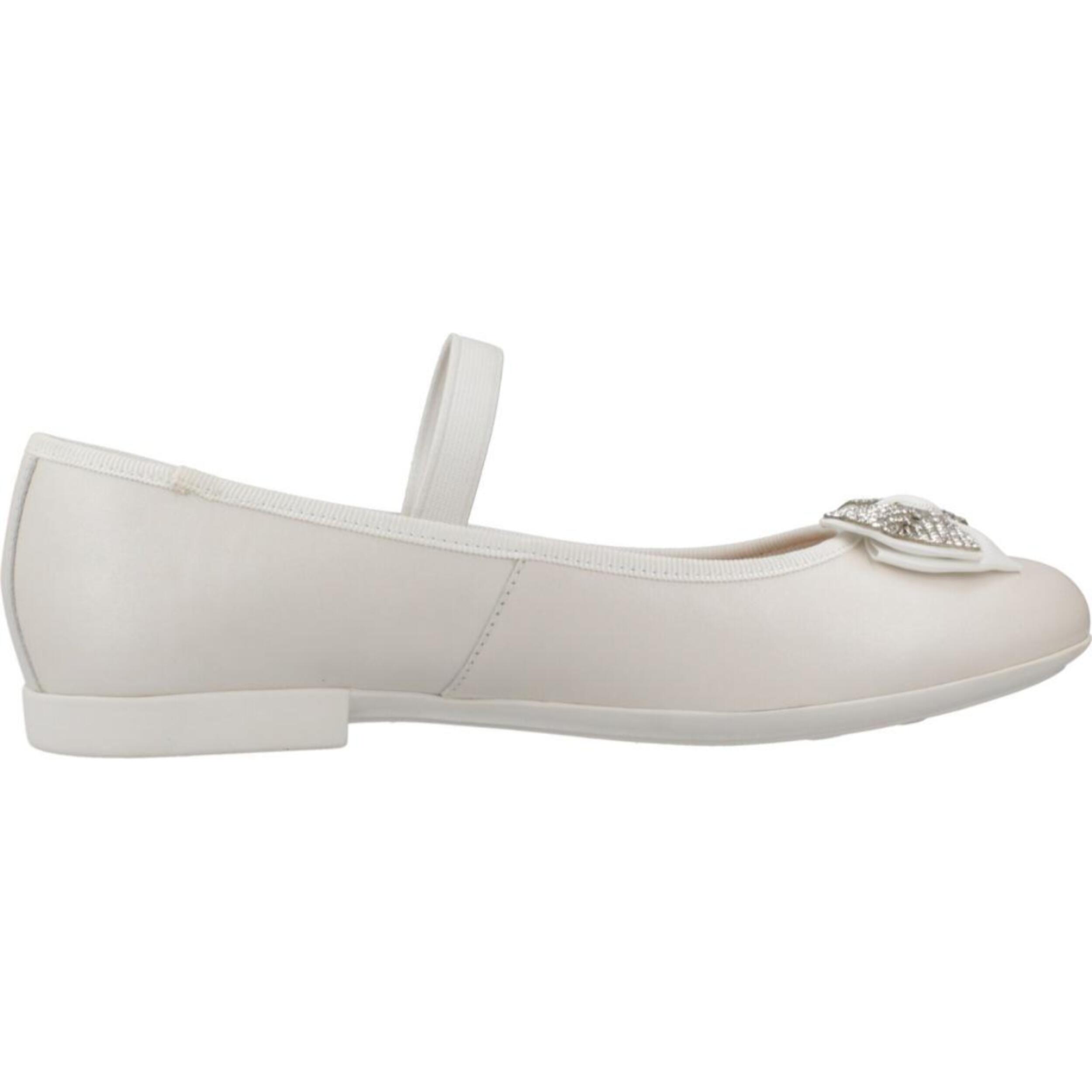 Zapatos Niña de la marca GEOX  modelo JR PLIE BLANCO