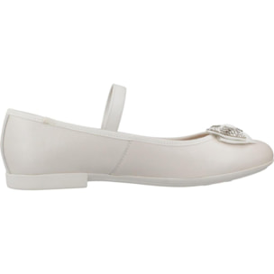 Zapatos Niña de la marca GEOX  modelo JR PLIE BLANCO