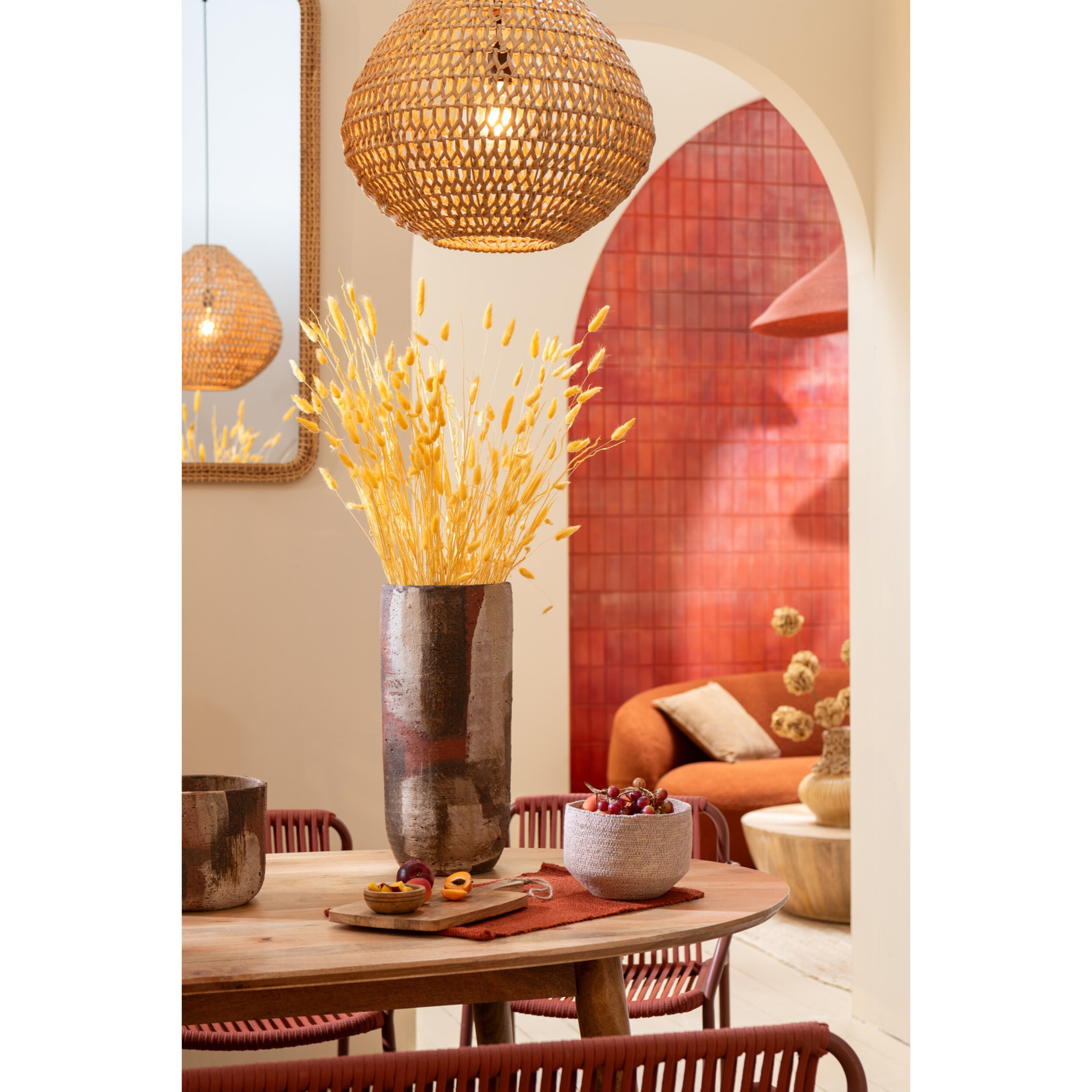 J-Line vase Miltos - céramique - mix -  Ø 21 cm