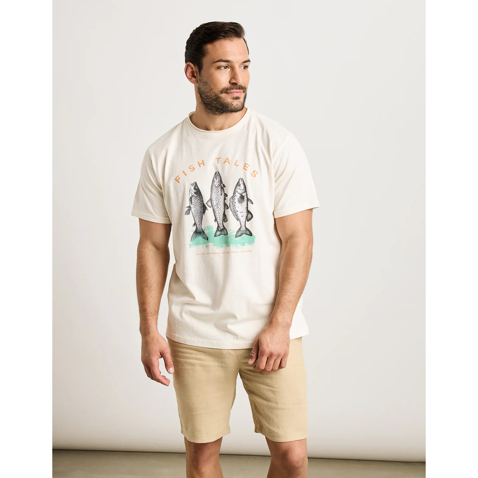 Camiseta Manga Corta Beige - Tales