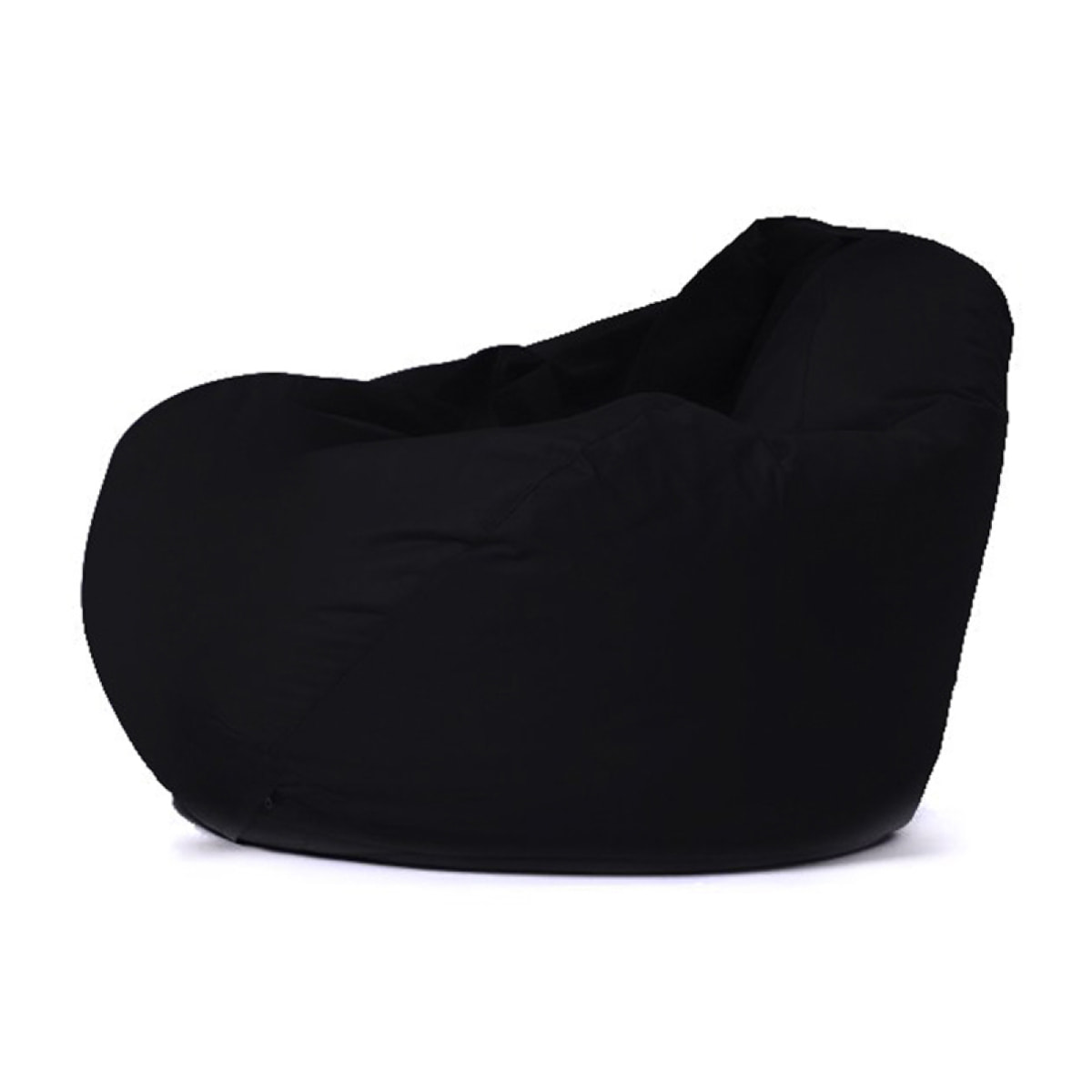 Pouf poire d'extérieur 130x115cm noir KAYAR