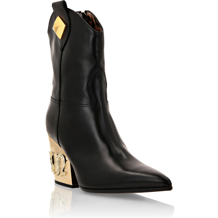 PHILIPP PLEIN Boots High Heels Mid GOTHIC PLEIN