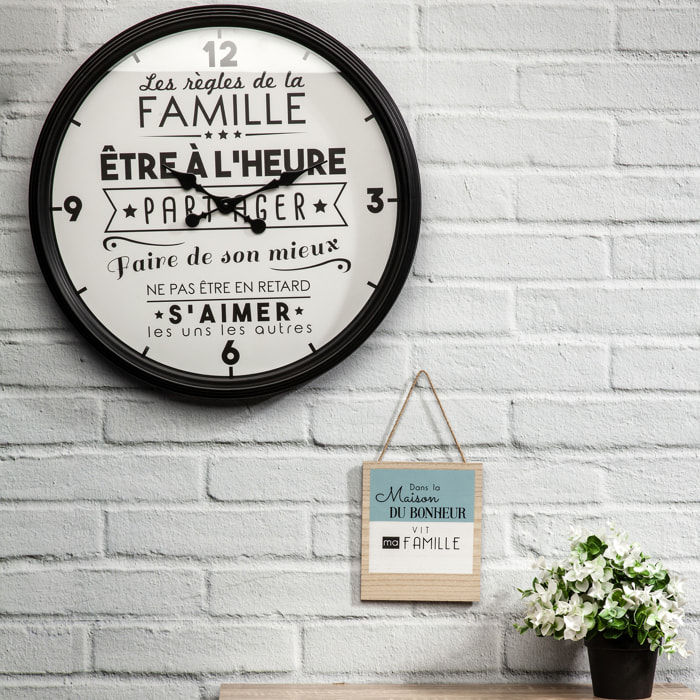 Horloge La Vie En Famille