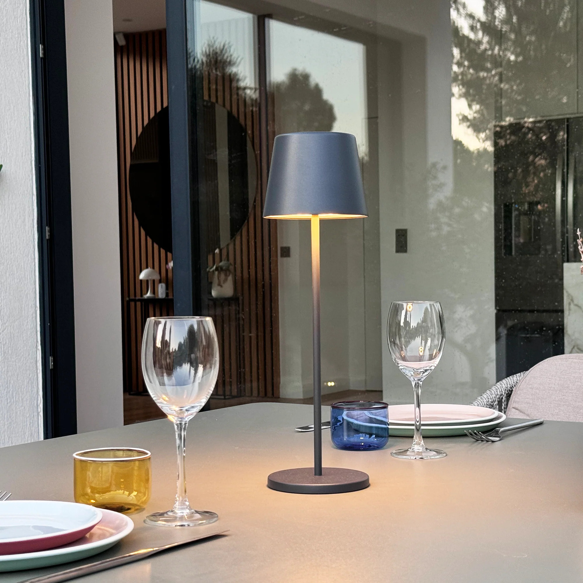 6 Lampe de table KELLY + Socle de charge