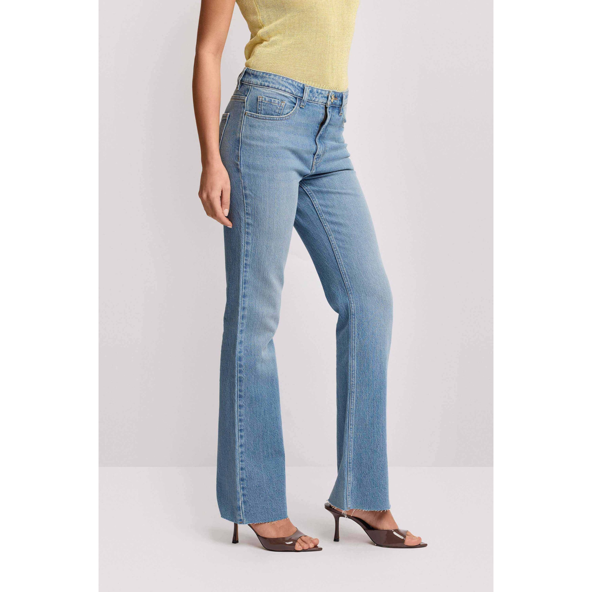 Kocca - Pantaloni in denim flare cut Donna, Denim