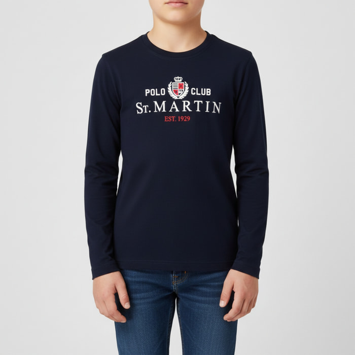 T-shirt con stampa logo