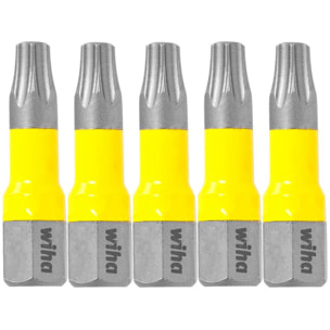 Boîte de 5 embouts Y Torx - T 20 x 25 mm - WIHA - 41593