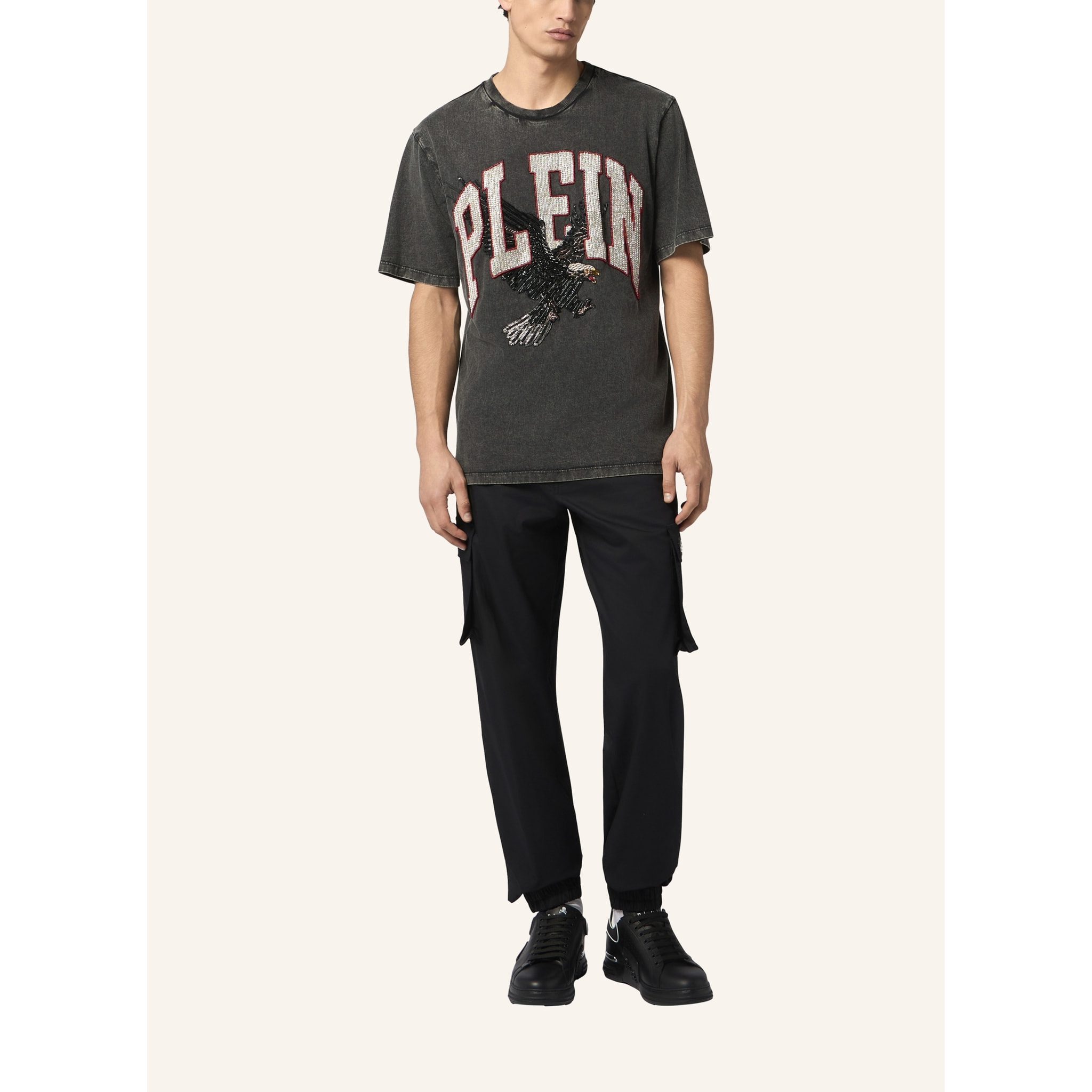 PHILIPP PLEIN T-shirt girocollo a maniche corte EAGLE