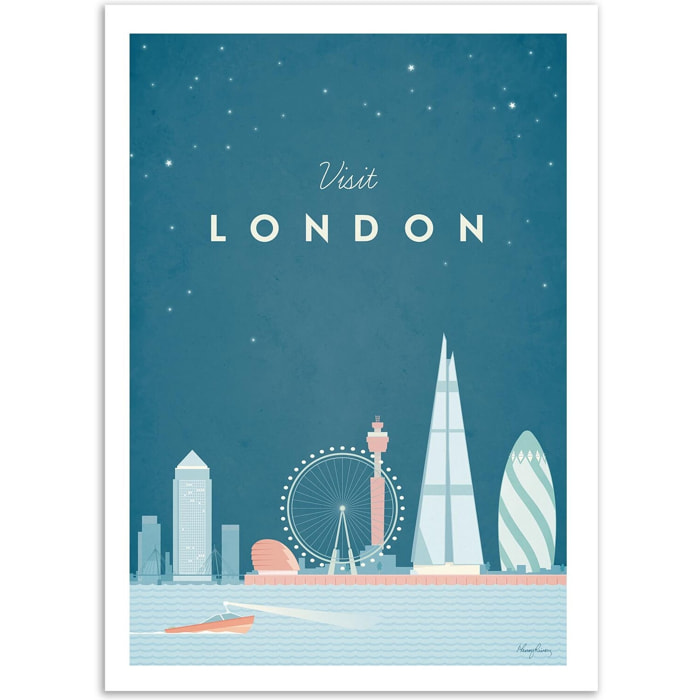 Affiche - Visit London - Henry Rivers