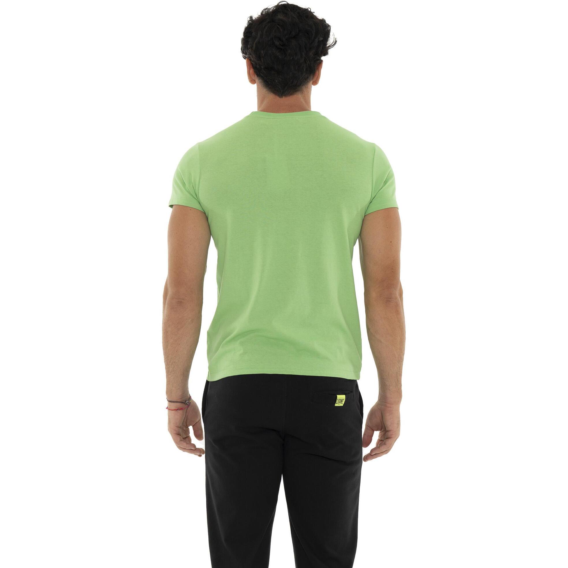 T-shirt da uomo in cotone elasticizzato Leone Boxing Legend