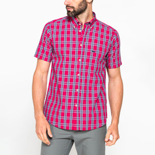 CAMICIA A MANICA CORTA IN COTONE CON FANTASIA