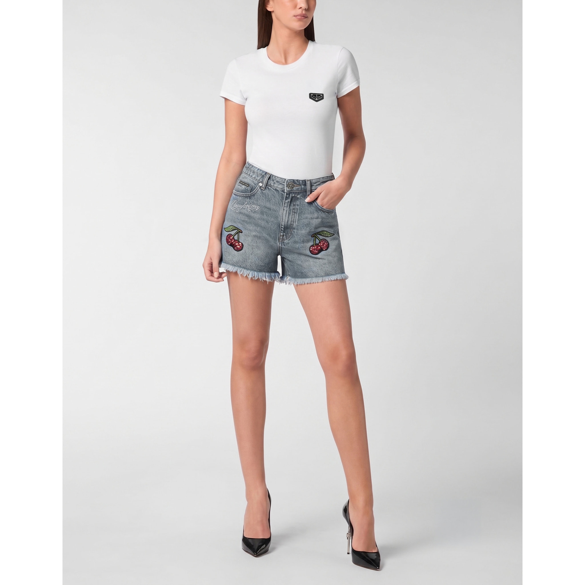 PHILIPP PLEIN Shorts muy cortos