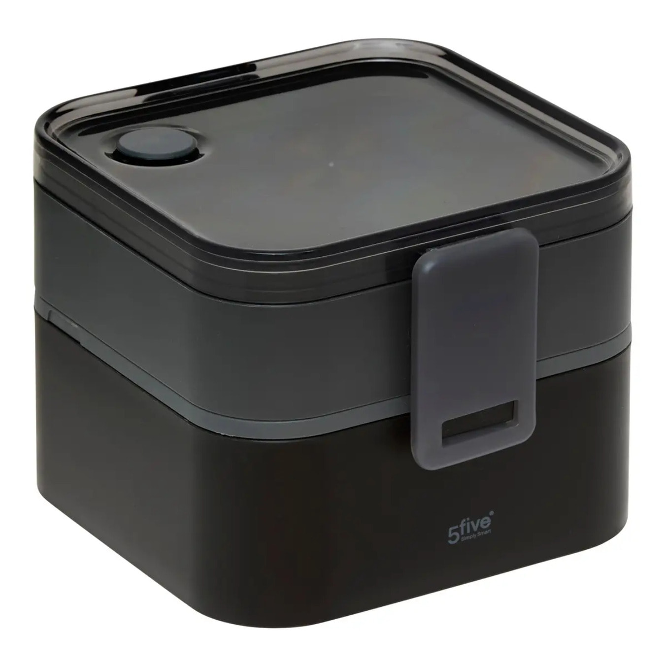 Lunch box 2 compartiments gris 1.5l 360 en polypropylène