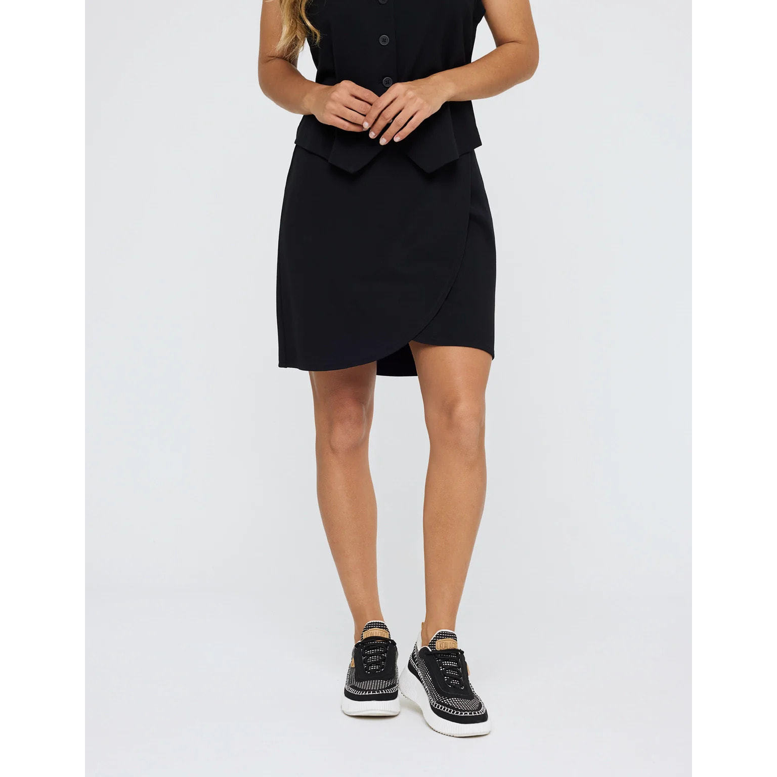 Falda Mini Negro - Cerile