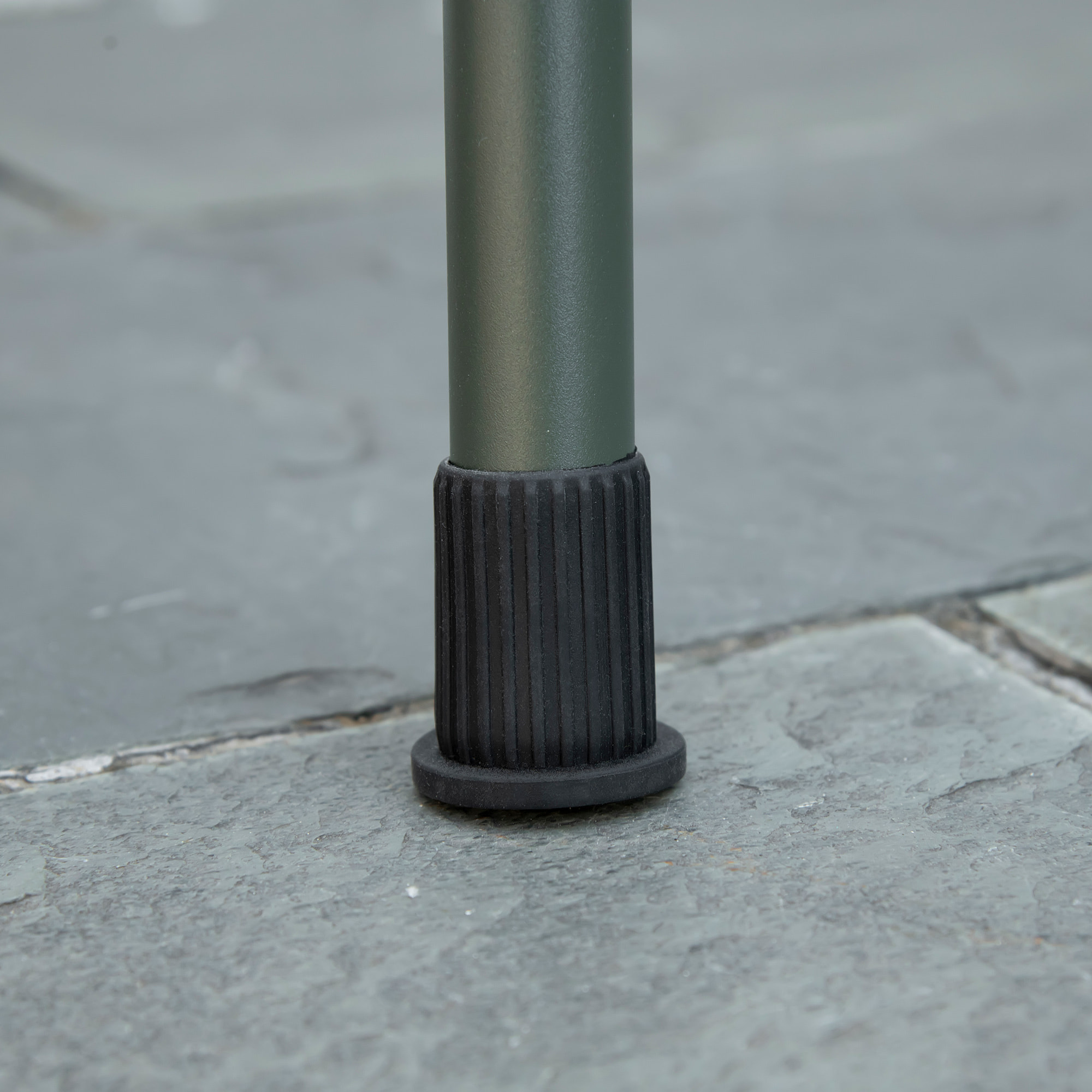 Barbacoa de Carbón Barbacoa Portátil 94x39x70 cm con 2 Parrillas de Acero Inoxidable y 2 Especieros para Acampar Picnic Camping Jardín Verde Oliva