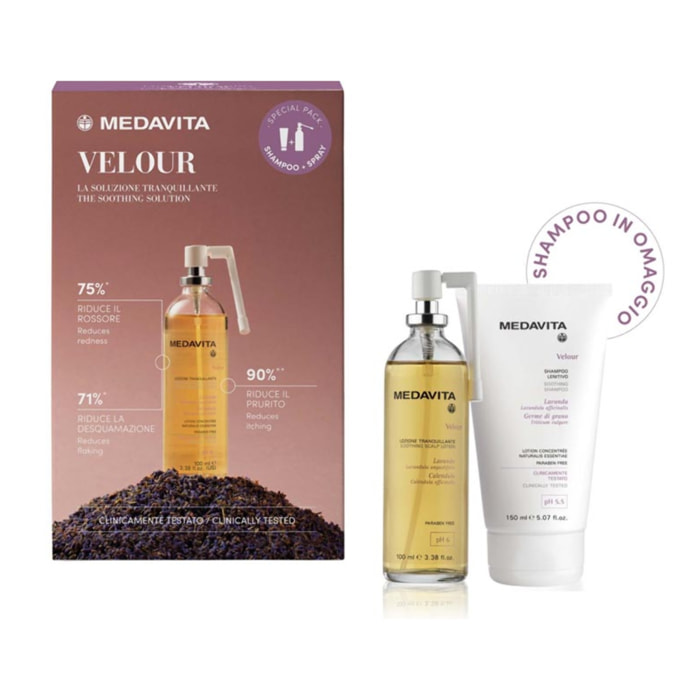 MEDAVITA Velour Soothing Lotion 100ml+ Shampoo 150ml