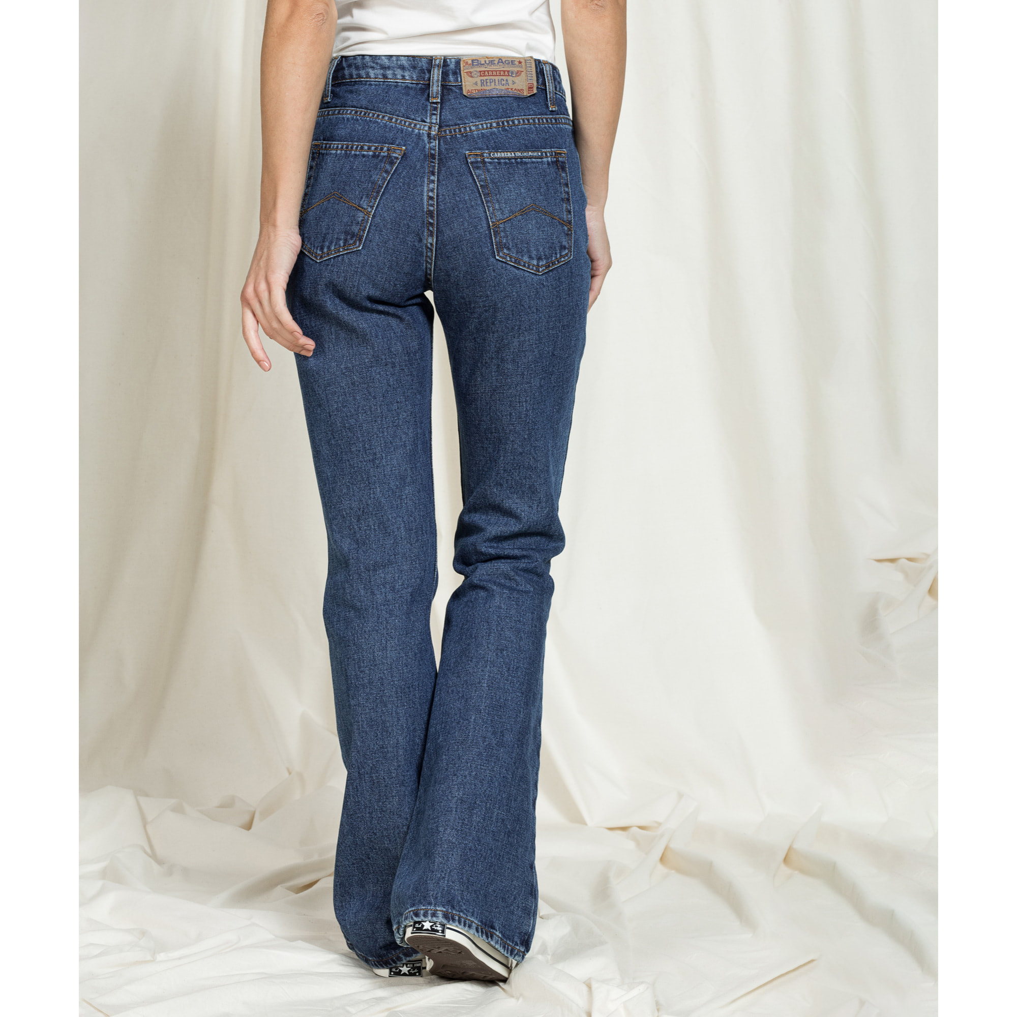 JEANS A ZAMPA REPLICA ANNI 70 IN DENIM 13,3oz