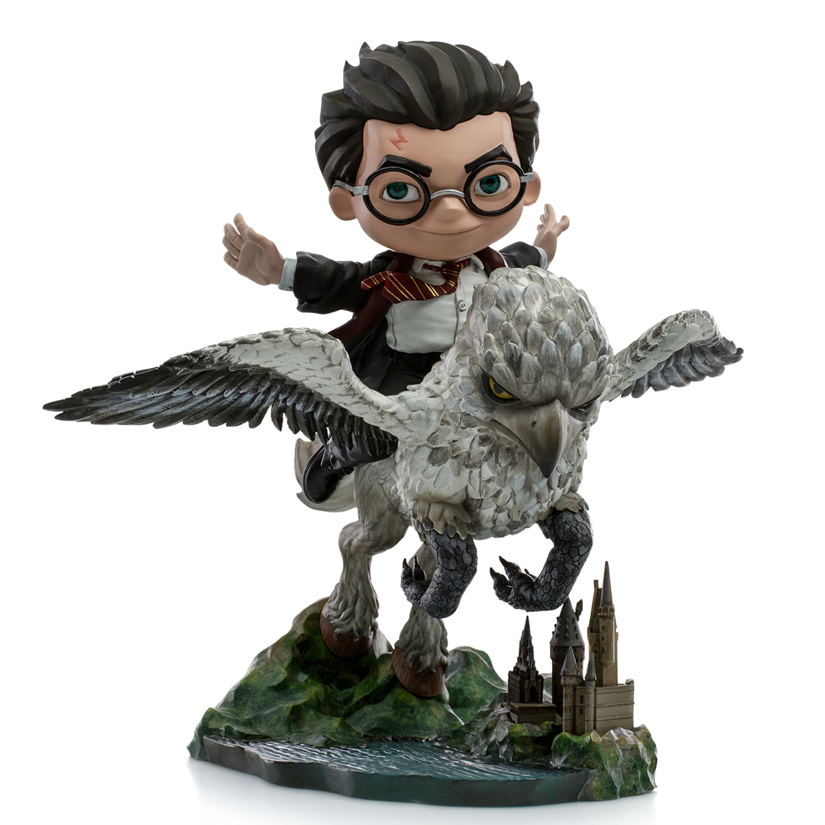 Harry Potter Statua MiniCo Harry Potter e Fierobecco 16cm Iron Studios