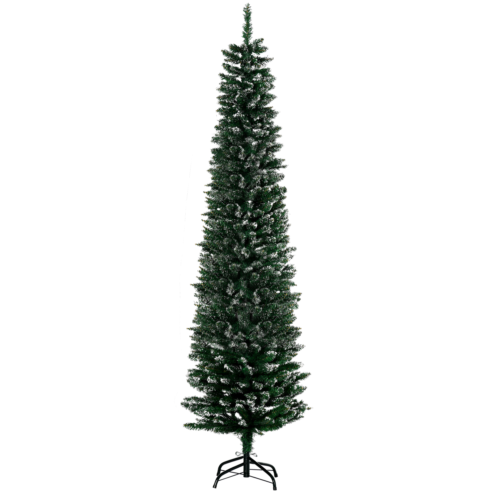 Árbol de Navidad 190 cm Árbol de Navidad Artificial con 570 Ramas y Soporte de Metal Árbol Navideño para Salón Interior Verde