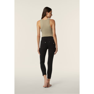 Leggings N.O.W.® superskinny vita media in jersey denim