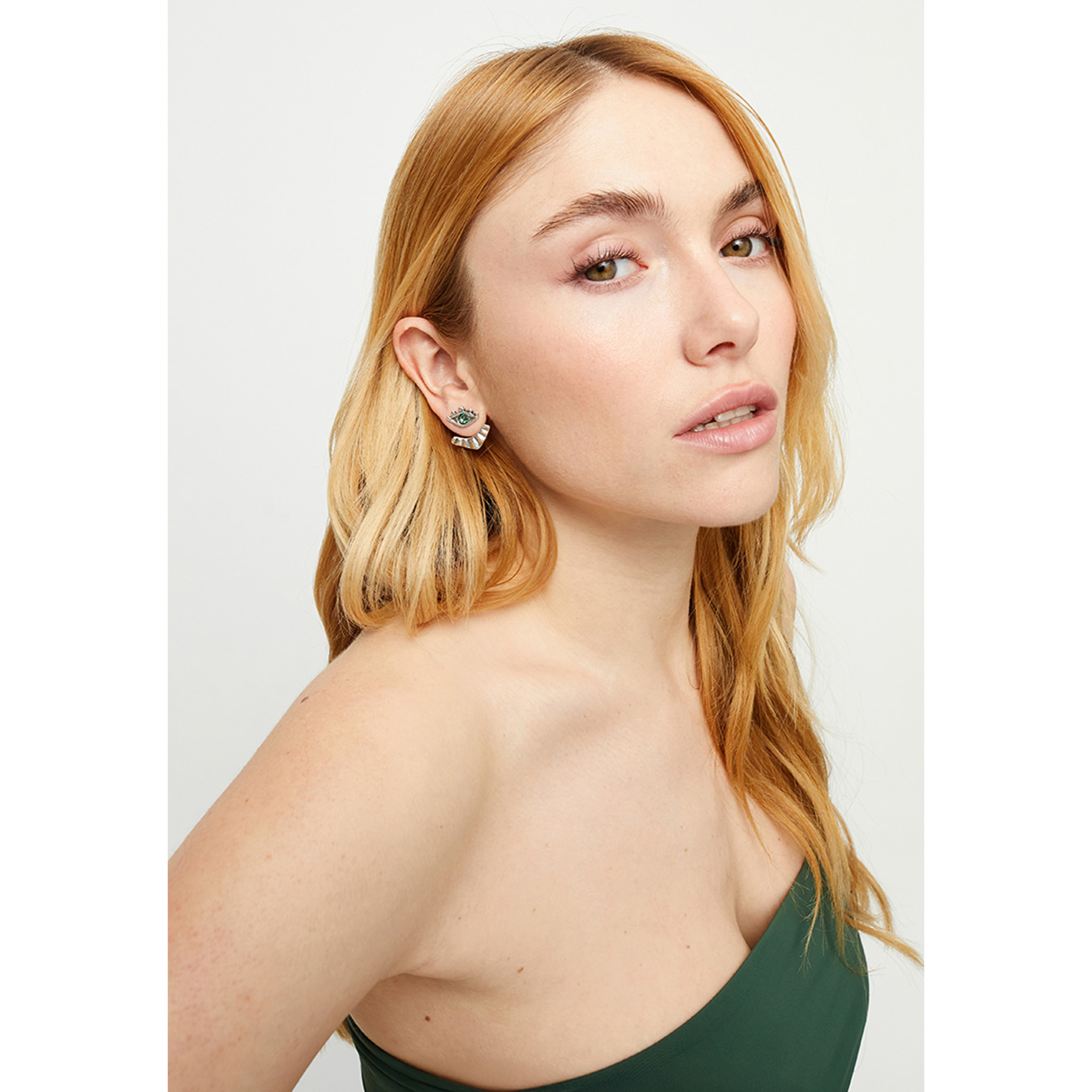 Pendiente SER INTUITIVA VERDE U