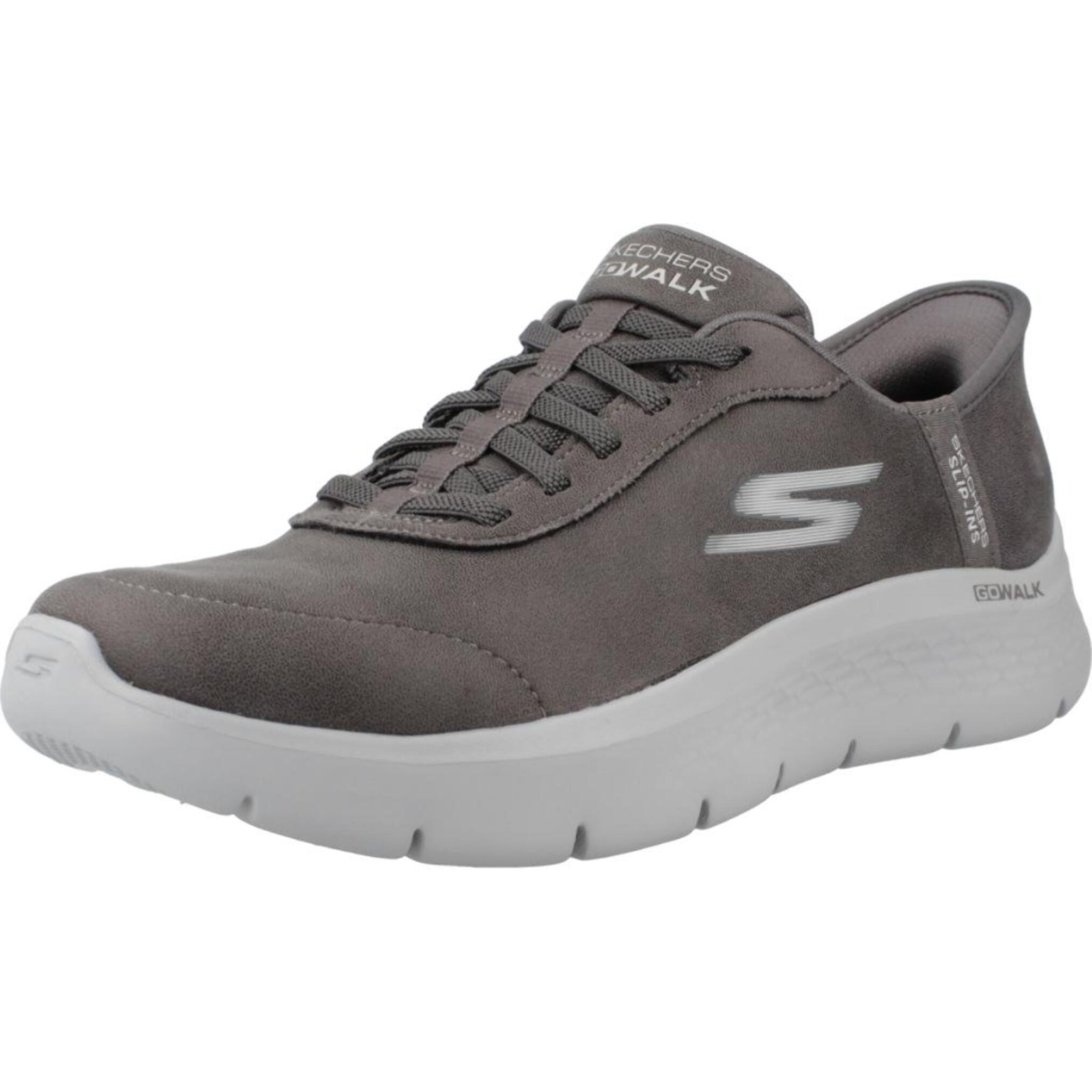 Sneakers De  Mujer Go Walk Flex - Mali Slip-ins Gris