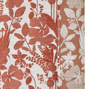 Rideau Samara 140x260cm terracotta