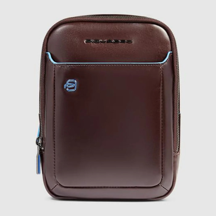 Piquadro Borsello in pelle porta iPad®mini con tasca per AirPods® e protezione RFID