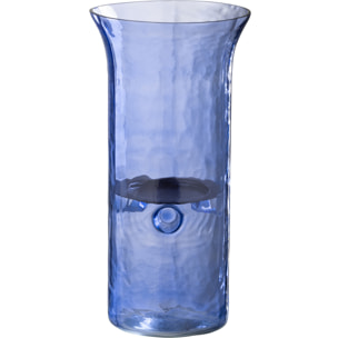 J-Line photophore Tarifa Smal - verre - bleu - medium