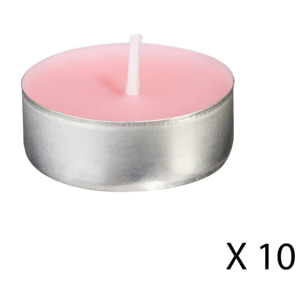 Lot de 30 bougies parfumées - framboise - 350g