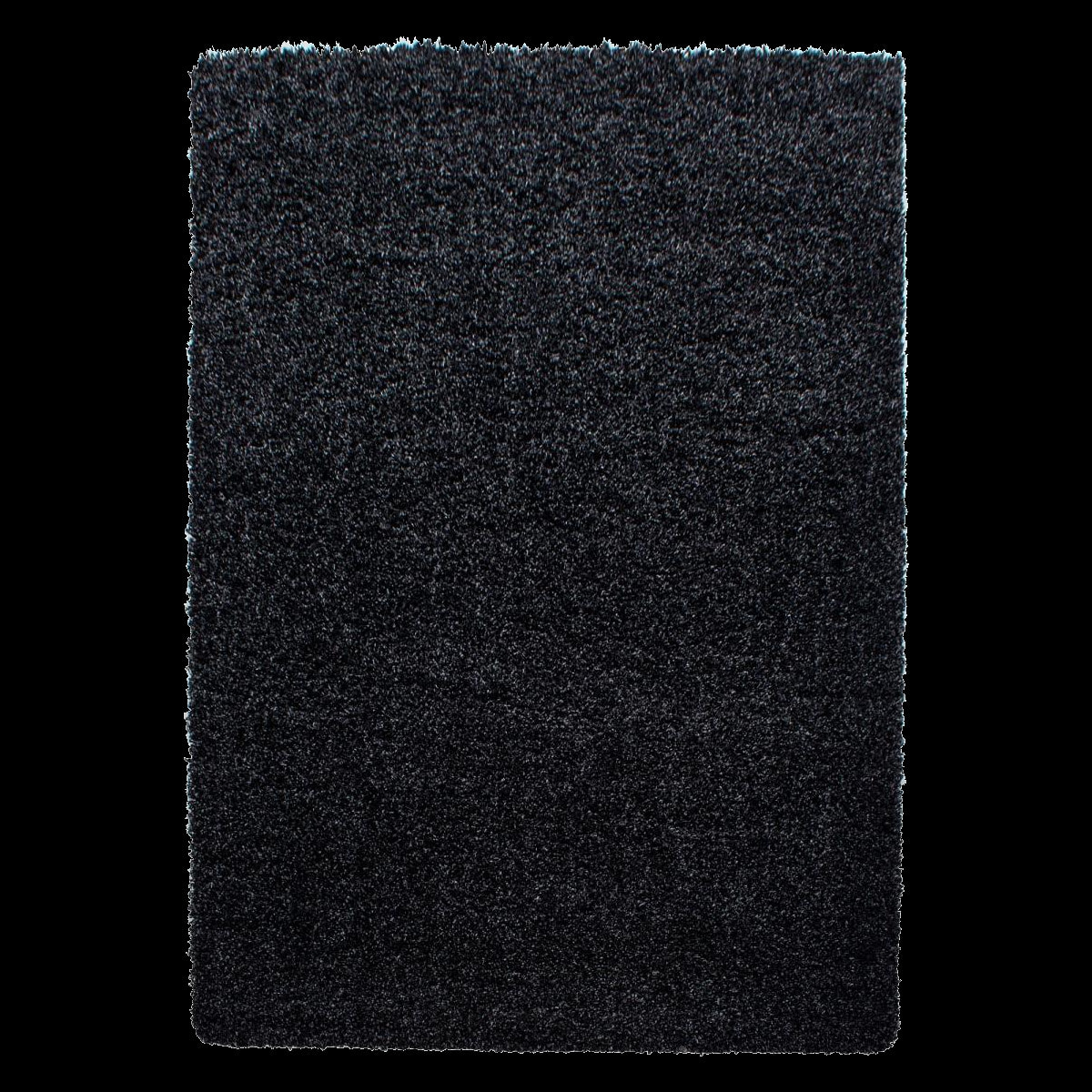 Tapis poils longs shaggy tissé motif uni ROCA