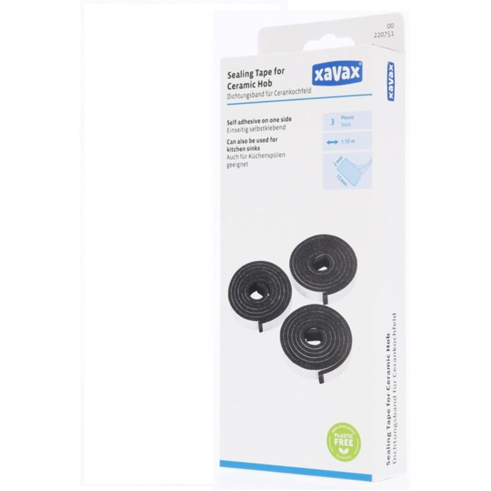 Joint XAVAX etancheite pour table cuisson 3x1.10M