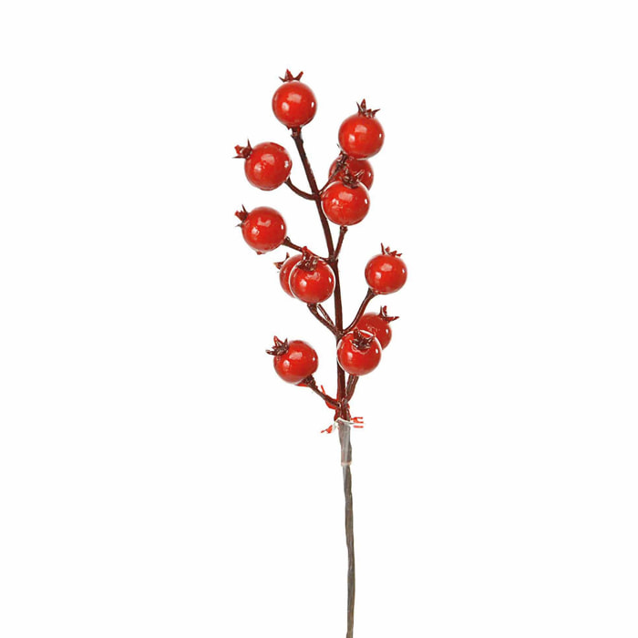 Piricantha Pick. Altezza 22 Cm - Pezzi 48 - 5X22X2cm - Colore: Rosso - Bianchi Dino - Articoli Natalizi