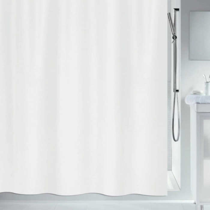 Rideau de douche Polyester PRIMO 240x200cm Blanc Spirella